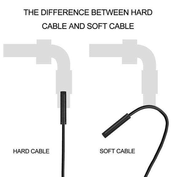 F99 HD Mobile Phone Endoscope, 8mm Water-resistant Pipe Endoscope, Wifi Version, Hardwire, Length: 10m (Black)