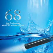 Y101 8mm Spiral Head 3 In 1 Water-resistant Digital Endoscope Inspection Camera, Length: 2m Flexible Cable(Black)