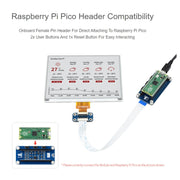 Waveshare 5.83 inch 648x480 Pixel Red Black White E-Paper E-Ink Display Module (B) for Raspberry Pi Pico, SPI Interface