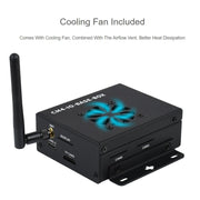 Waveshare Mini IO Board Lite Ver Mini-Computer Base Box with Metal Case & Cooling Fan for Raspberry Pi CM4(US Plug)