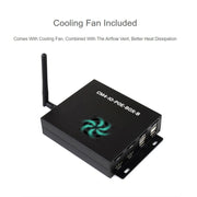 Waveshare PoE Mini-Computer Type B Base Box with Metal Case & Cooling Fan for Raspberry Pi CM4(US Plug)