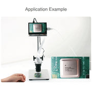 Waveshare 4.3 inch Screen Raspberry Pi Microscope Kit 12MP Camera Module with Bracket, US Plug