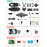 Waveshare WAVEGO 12-DOF Bionic Dog-Like Robot, Extension Pack(UK Plug)