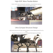 Waveshare WAVEGO 12-DOF Bionic Dog-Like Robot, Extension Pack(UK Plug)