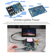 Waveshare PoE UPS Base Board for Raspberry Pi CM4, Gigabit Ethernet, Dual HDMI, Quad USB2.0