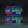 Waveshare RGB Full-Color LED Matrix Panel, 3mm Pitch, 64 x 64 Pixels, Adjustable Brightness - free shipping - PMC TechLife - Order now!