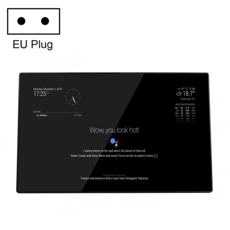 Waveshare 13.3 inch Magic Mirror, Voice Assistant, Touch Control(EU Plug)