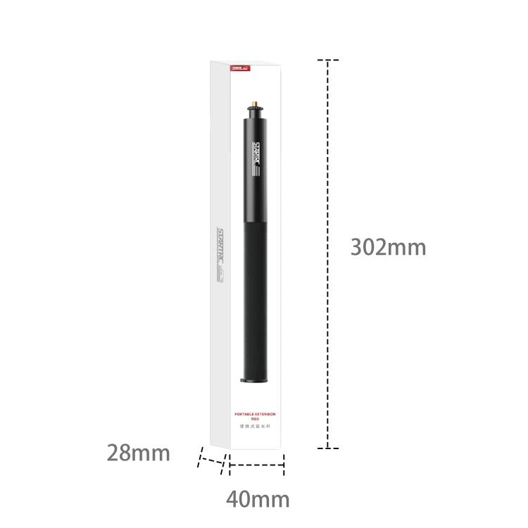 STARTRC 1.3m Handheld Extendable Pole Monopod (Black)