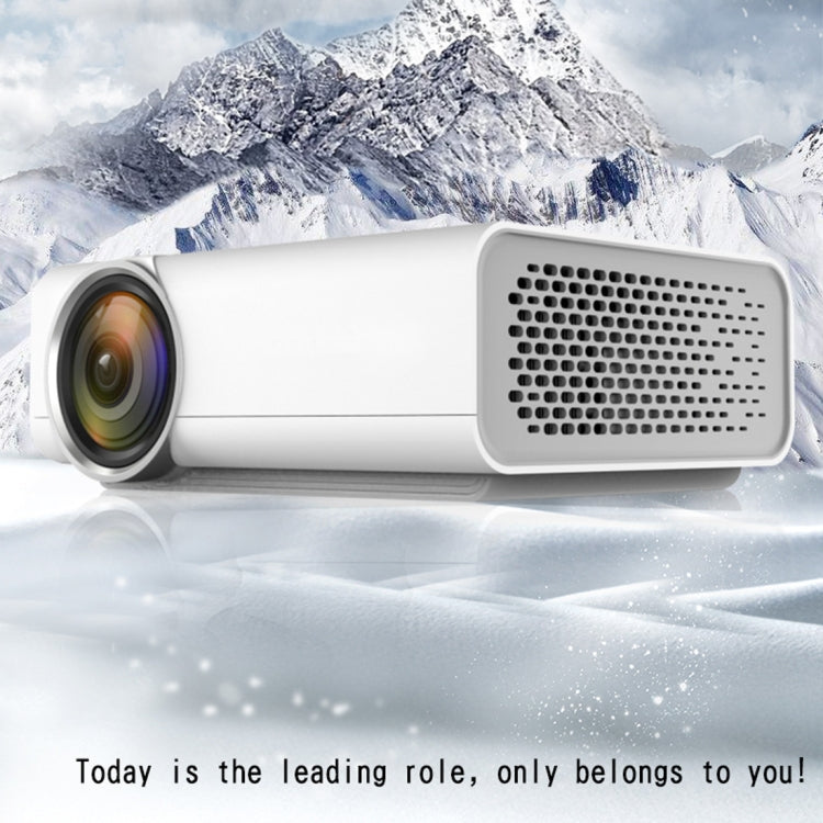 YG520 1800 Lumens HD LCD Projector,Built in Speaker,Can Read U disk, Mobile hard disk,SD Card, AV connect DVD, Set top box.(Black)