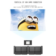 YG520 1800 Lumens HD LCD Projector,Built in Speaker,Can Read U disk, Mobile hard disk,SD Card, AV connect DVD, Set top box.(Black)