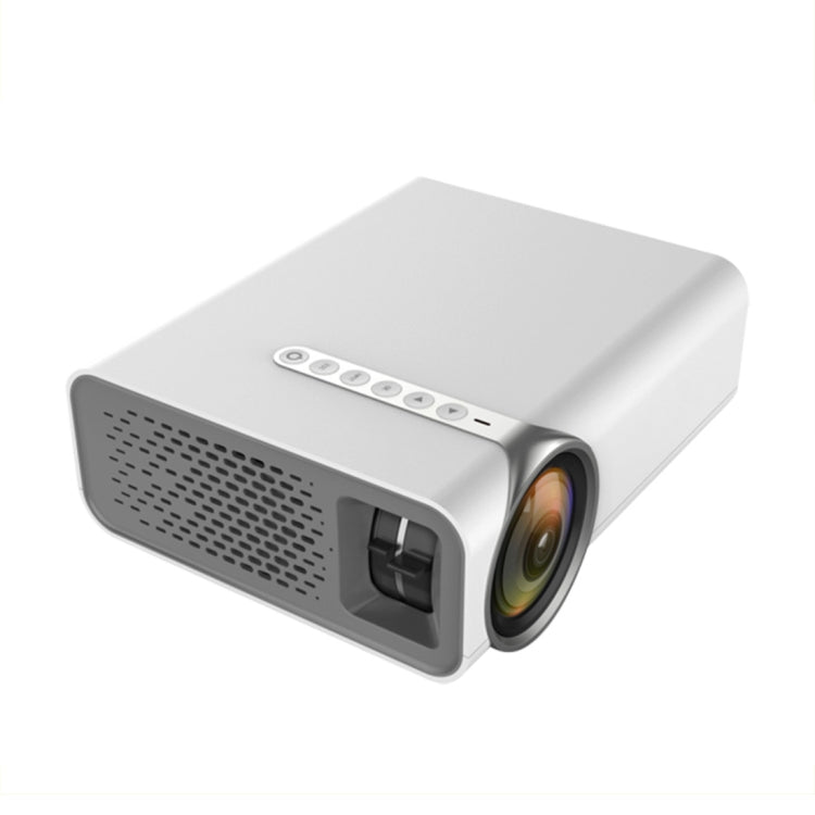 YG520 1800 Lumens HD LCD Projector,Built in Speaker,Can Read U disk, Mobile hard disk,SD Card, AV connect DVD, Set top box. (White)