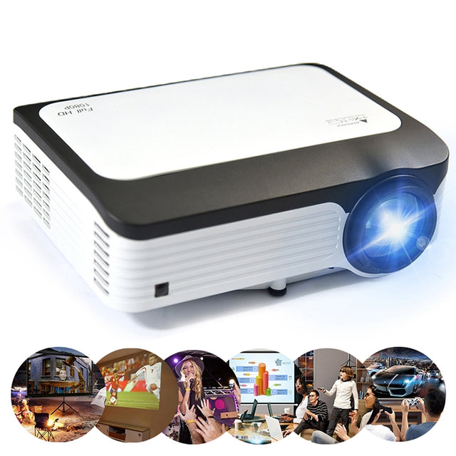 Wejoy L6 5 inch 200 ANSI Lumen 1920 x 1080P HD Smart Projector, Support 1 x AV / 1 x VGA / 1x HDMI / 2 x USB,  Normal Version
