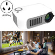 A2000 1080P Mini Portable Smart Projector Children Projector, AU Plug(White Grey) - Mini Projector by PMC TechLife | Online Shopping South Africa | PMC TechLife | Buy Now Pay Later Mobicred
