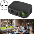 A2000 1080P Mini Portable Smart Projector Children Projector, UK Plug(Black) - Mini Projector by PMC TechLife | Online Shopping South Africa | PMC TechLife | Buy Now Pay Later Mobicred