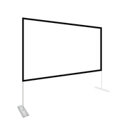 Outdoor Bracket Folding Polyester Projector Film Curtain, Size:84 inch (16:9)