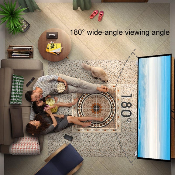 Outdoor Bracket Folding Polyester Projector Film Curtain, Size:84 inch (16:9)