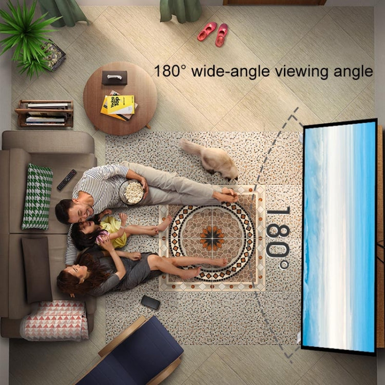 Outdoor Bracket Folding Polyester Projector Film Curtain, Size:84 inch (16:9)