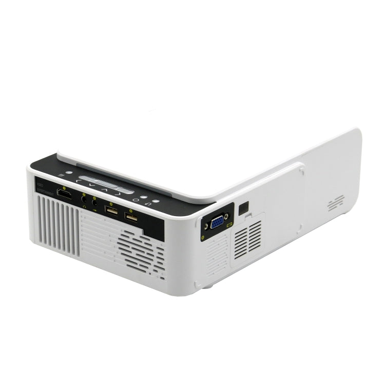 T5 100ANSI Lumens 1024x600 Resolution LED+LCD Technology Smart Projector, Support HDMI / SD Card / 2 x USB / Audio 3.5mm, Same Screen Version