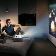 Cheerlux C9 1920x1080P HD Same Screen Smart Projector, Support HDMI x 2 / USB x 2 / VGA / AV (Black)