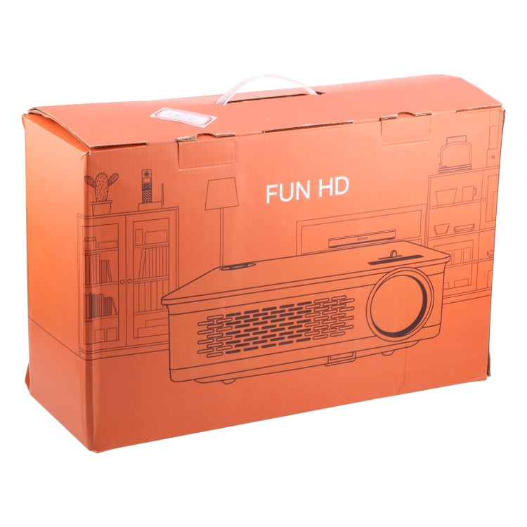 Wejoy L5 Home Theater Adjustable Optical Keystone Full HD 1080P LED LCD Video Projector with Remote Control (US Plug)