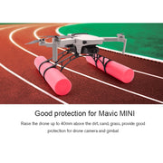 STARTRC Buoyancy Rod Absorbing Height Extender Landing Bracket for DJI Mavic 2 mini(Black Red)