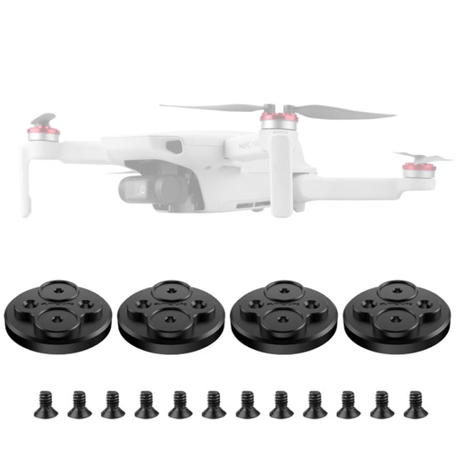 4 PCS Sunnylife Motor Metal Protection Cover for DJI Mavic Mini 1 / Mini 4K / DJI Mini 2 SE(Black)