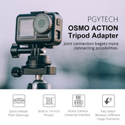 PGYTECH P-11B-023 Tripod Adapter for DJI Osmo Action(Black)