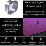 JSR KS ND32 Lens Filter for DJI FPV, Aluminum Alloy Frame