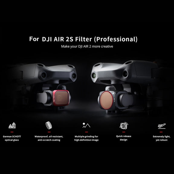 PGYTECH P-16B-065 Variable VND (6-9 Stop) Lens Filter for DJI Air 2S