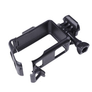 For DJI Osmo Action 3 Vertical Plastic Protective Frame Cage with Cold Shoes (Black)