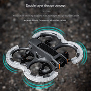For DJI Avata 2 STARTRC Central Control TPU Protective Guard Anti-collision Ring Cover (Transparent)