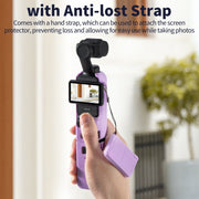 For DJI OSMO Pocket 3 STARTRC 5 in 1 Body Lens Handle Screen Silicone TPU Case (Purple)
