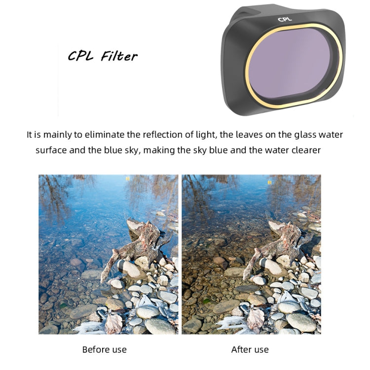 JSR Drone 4 in 1 UV +CPL+ND4+ND8 Lens Filter for DJI MAVIC mini