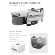 Sunnylife For DJI Mavic Air 2 Camera Lens Protective Cover Hood (Grey)