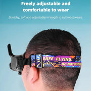 BRDRC Colorful Graffiti Headband Fixed Strap For DJI Aavta Goggles 2 / FPV Goggles V2
