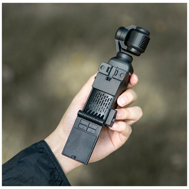 For DJI Osmo Pocket 3 STARTRC Folding Magnetic Mount Base Fixed Bracket (Black)