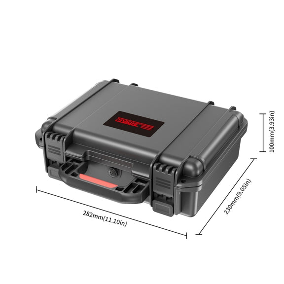 For Insta360 X4 STARTRC Water-resistant EVA ABS Dual-layer Suitcase Storage Box (Black)