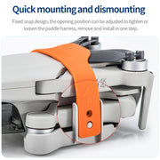STARTRC Propellers Holder Guard Prop Blade Stabilizer for DJI Mini 4K / Mini 2 SE / Mini (Gray-orange)