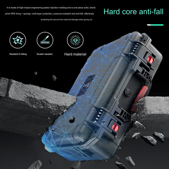For DJI RS4/  RS4 Pro STARTRC ABS Water-resistant Shockproof Suitcase Portable Storage Box (Black)