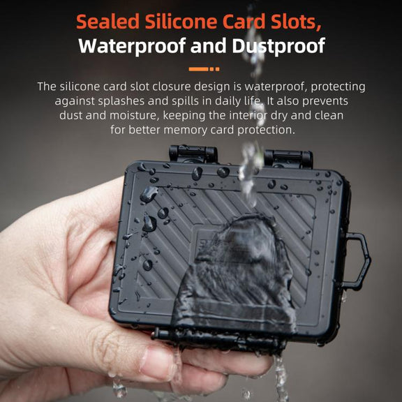 STARTRC V1 Flash Card Box SD / TF Memory Card Storage Case For DJI (Black)