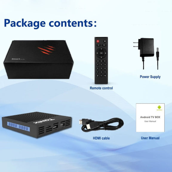 Tanix X4 Android 11 Smart TV Box, Amlogic S905X4 Quad Core, 4GB+32GB, Dual Wifi, BT(UK Plug)