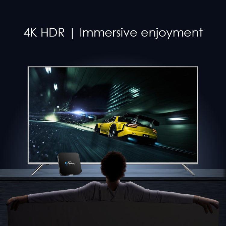 H50 Mini 4K Smart Network TV Box, Android 10.0, RK3318 Quad Core, 2GB+16GB, EU Plug