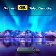 H96 Max W2 4K Ultra HD Android 11.0 Smart TV Box with Remote Control, Amlogic S905W2 Quad-Core, 4GB+64GB(AU Plug)