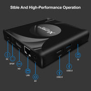 X88 Pro 13 Android 13.0 Smart TV Box with Remote Control, RK3528 Quad-Core, 4G+64GB (US Plug)