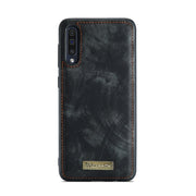 CaseMe-008 For Samaung Galaxy A30S／A50S／A50 Detachable Multifunctional Flip Leather Case (Black)