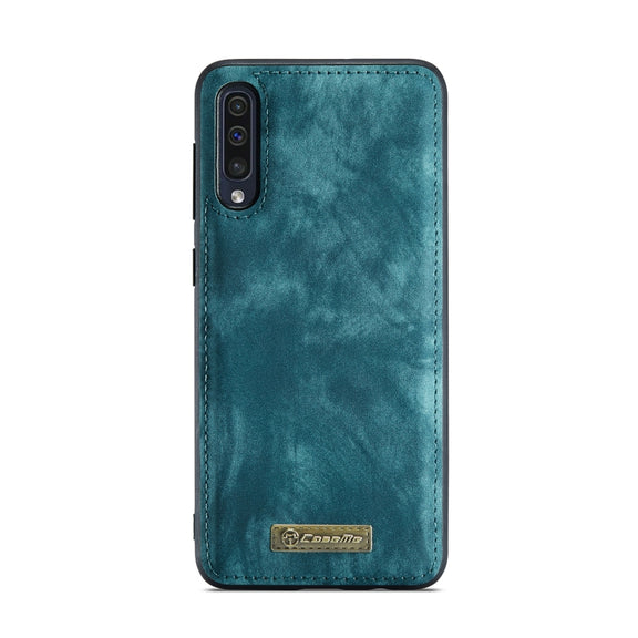 For Samsung Galaxy A70 CaseMe-008 Detachable Multifunctional Flip Leather Phone Case(Blue)