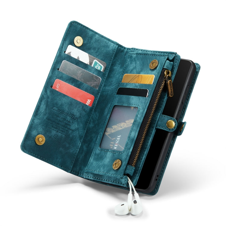 For Samsung Galaxy A70 CaseMe-008 Detachable Multifunctional Flip Leather Phone Case(Blue)