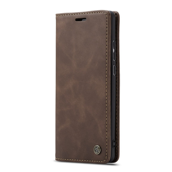CaseMe-013 Multifunctional Horizontal Flip Leather Case with Card Slot & Holder for Xiaomi 9(Coffee)