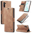CaseMe-013 Multifunctional Horizontal Flip Leather Case with Card Slot & Holder for Galaxy Note 10(Brown) - Galaxy Phone Cases by CaseMe | Online Shopping South Africa | PMC Jewellery | Buy Now Pay Later Mobicred