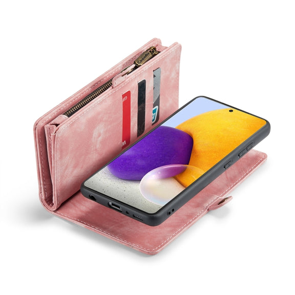 For Samsung Galaxy Note10+ CaseMe-008 Detachable Multifunctional Flip Leather Phone Case(Pink)
